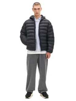 Hot Cropp Czarna pikowana kurtka basic czarny