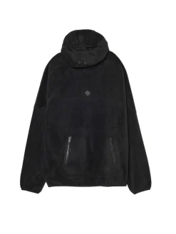 Online Cropp Czarna polarowa bluza z kapturem czarny