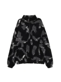 New Cropp Czarna polarowa bluza ze stójką czarny