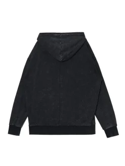 Sale Cropp Czarna rozpinana bluza z kapturem czarny