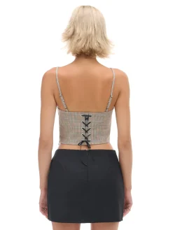 Discount Cropp Czarna spódnica mini z wiskozą czarny