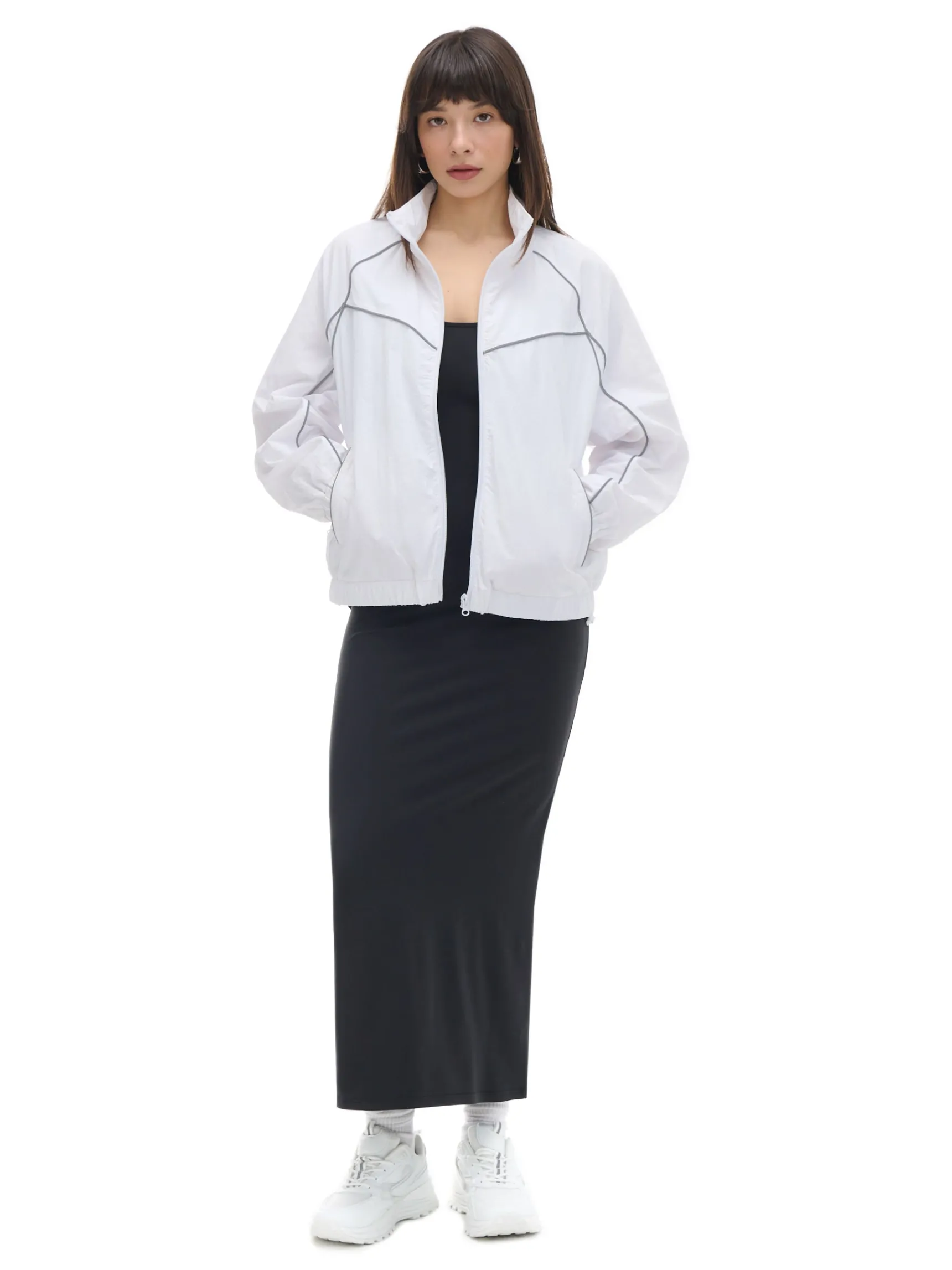 Best Cropp Czarna sukienka maxi czarny