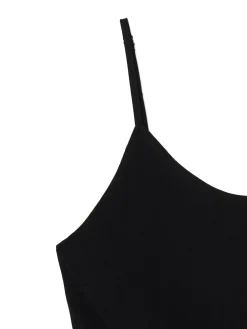 Hot Cropp Czarna sukienka maxi z wiskozy czarny