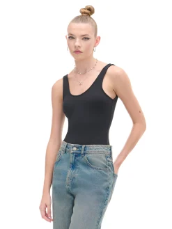 Sale Cropp Czarne body czarny