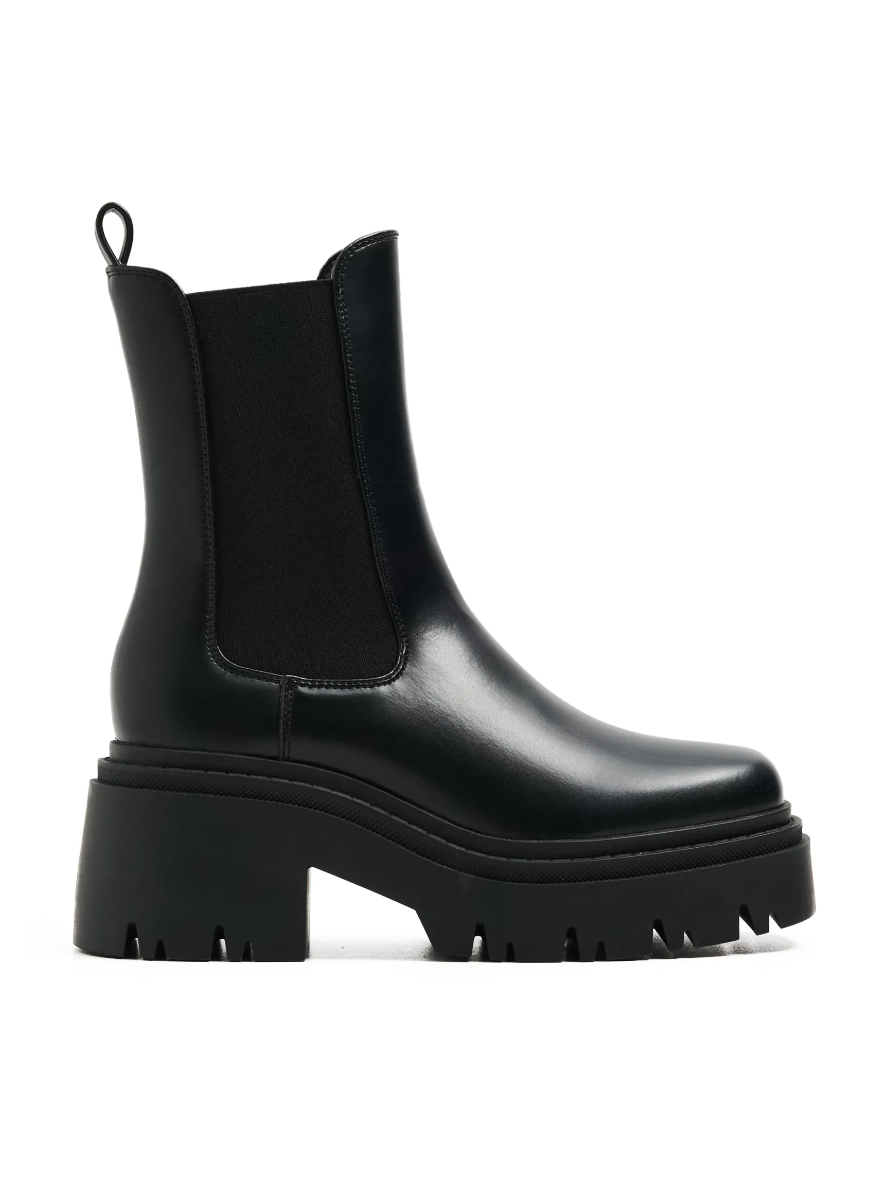 Clearance Cropp Czarne botki chelsea czarny
