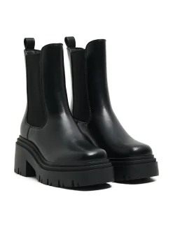 Clearance Cropp Czarne botki chelsea czarny
