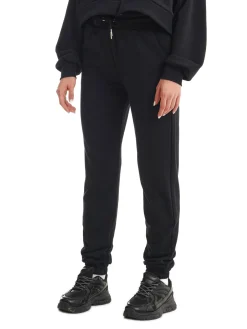 Hot Cropp Czarne dresowe joggery czarny