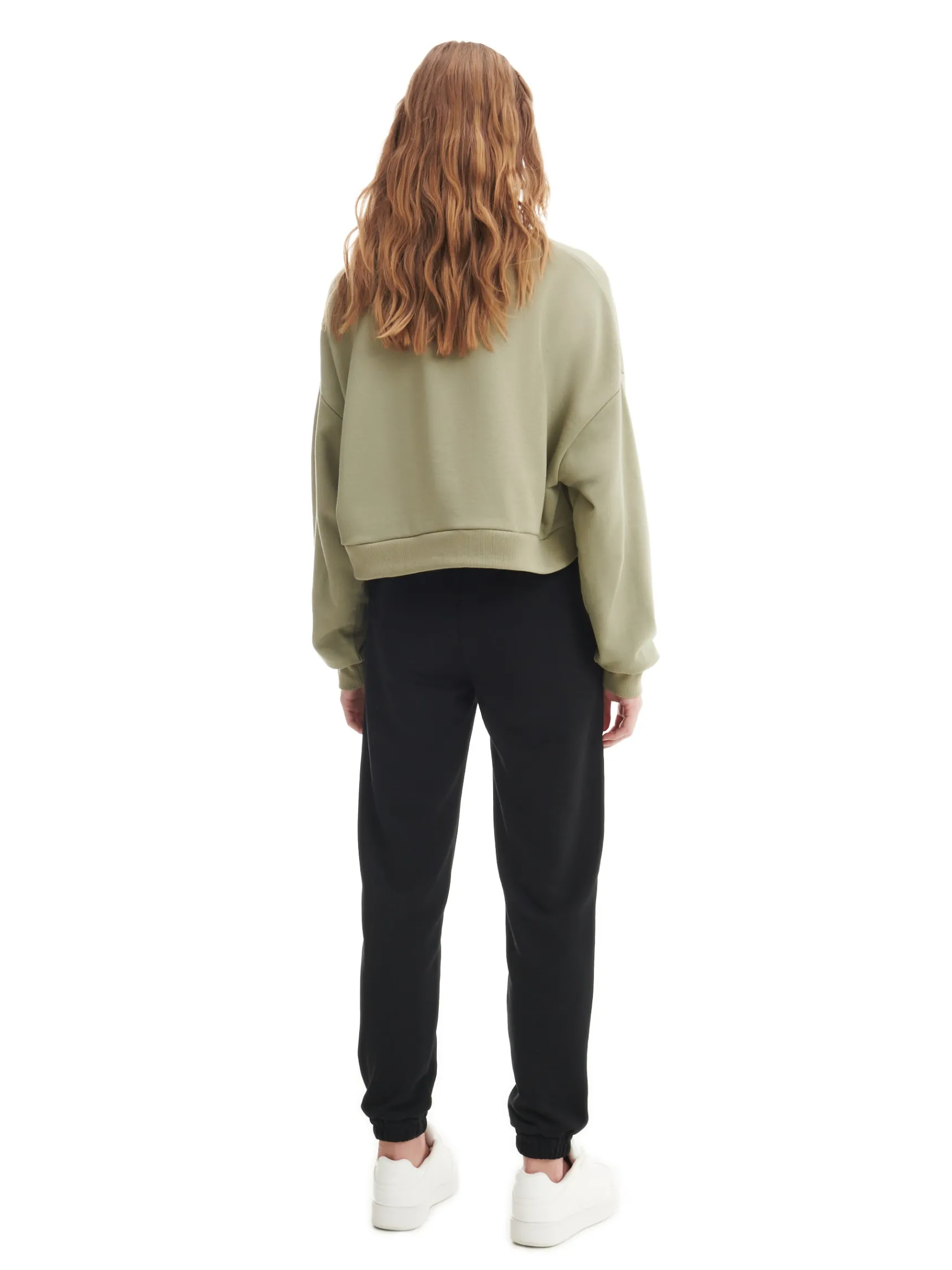 Hot Cropp Czarne dresowe joggery czarny
