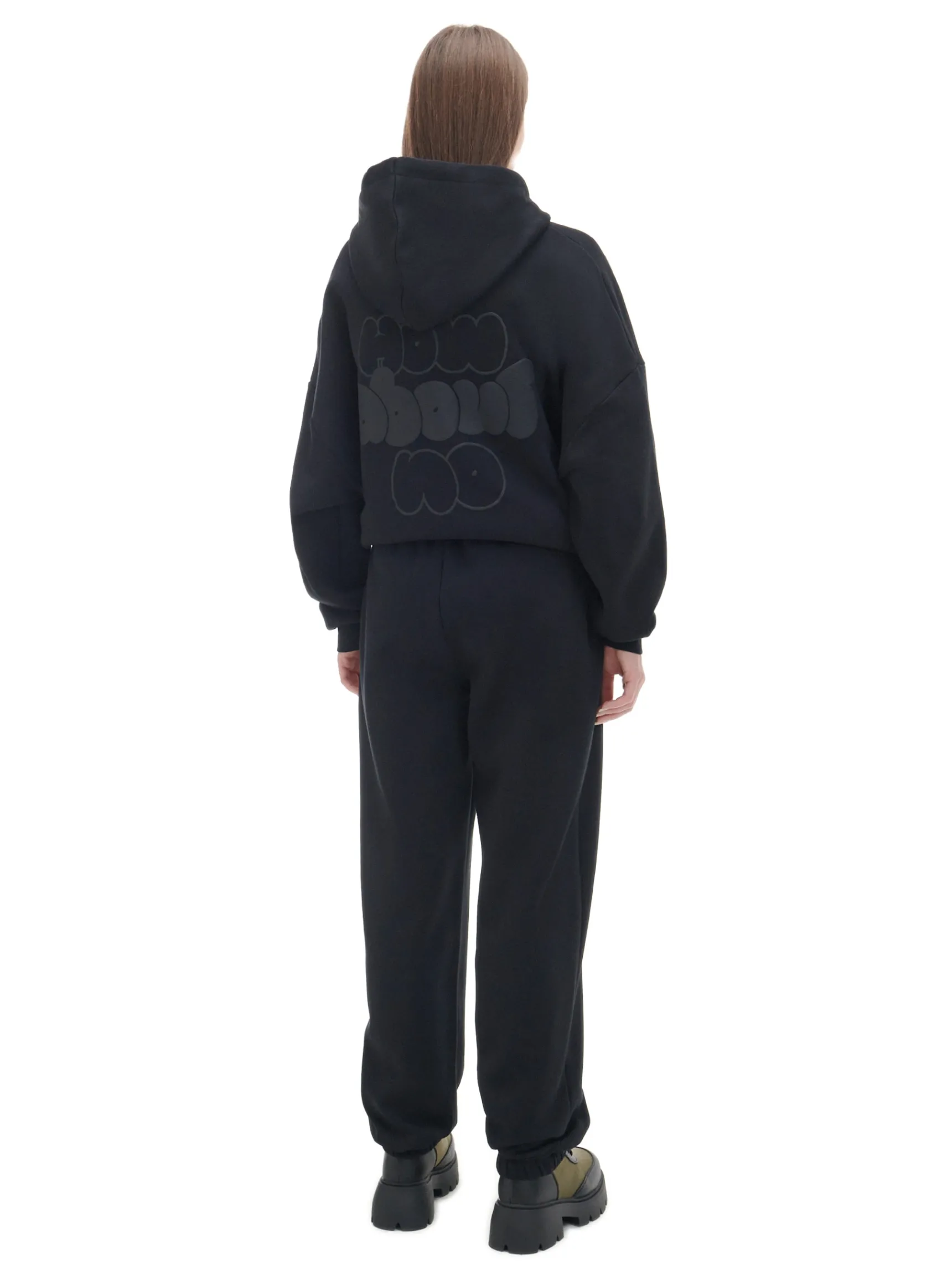 Best Cropp Czarne dresowe joggery czarny