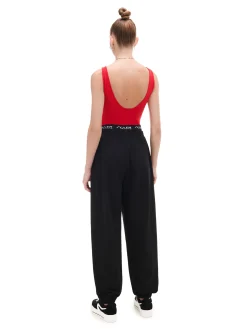Discount Cropp Czarne dresowe joggery czarny