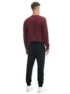 Best Cropp Czarne dresowe joggery regular czarny