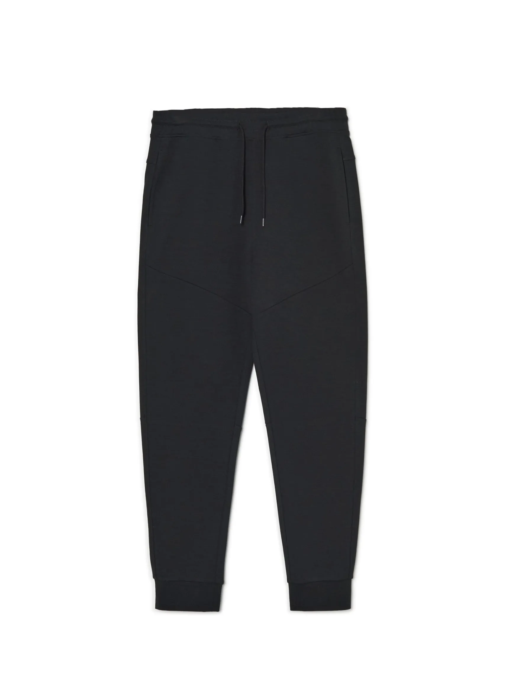 Best Cropp Czarne dresowe joggery regular czarny