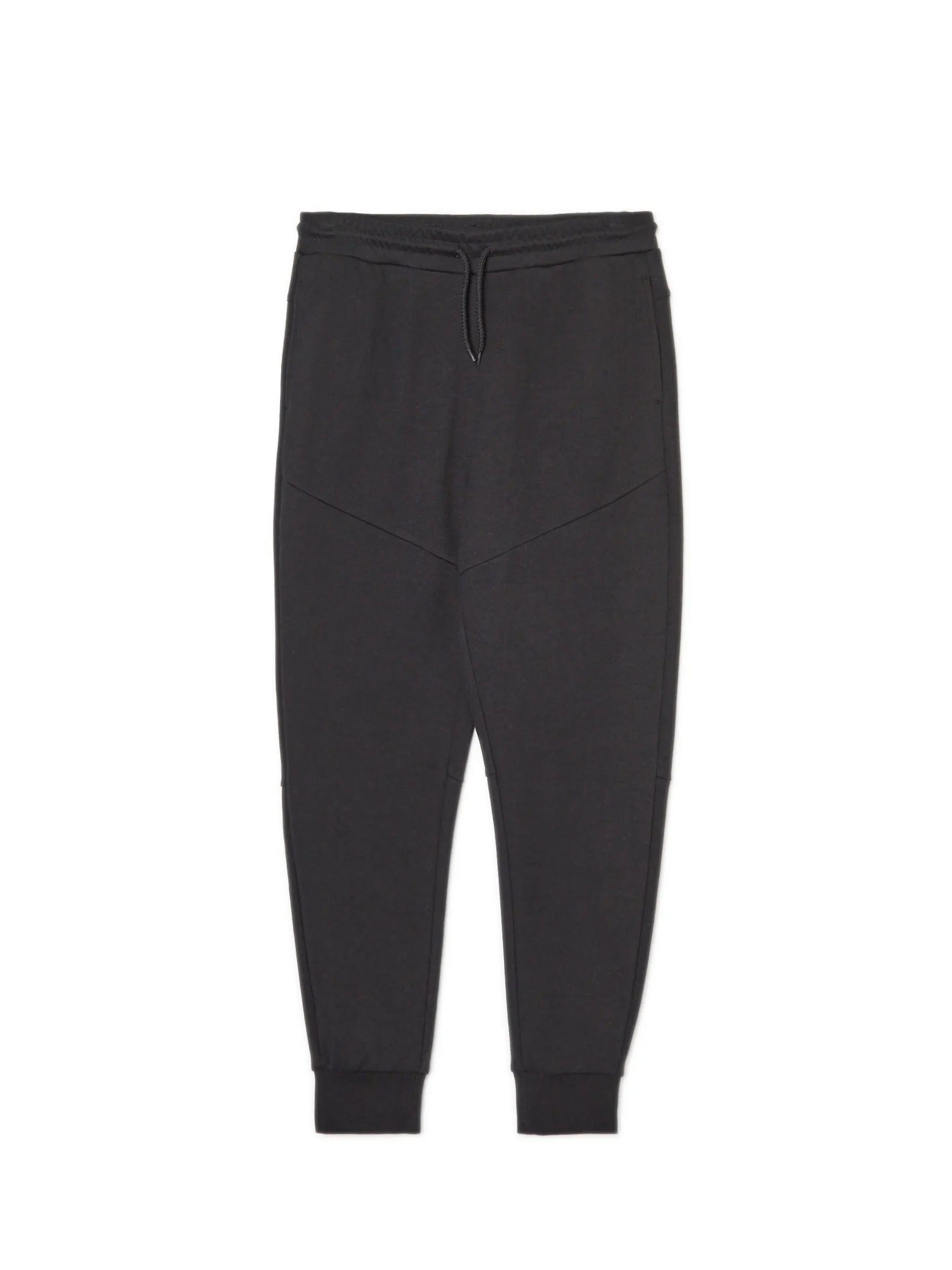 Online Cropp Czarne dresowe joggery slim czarny