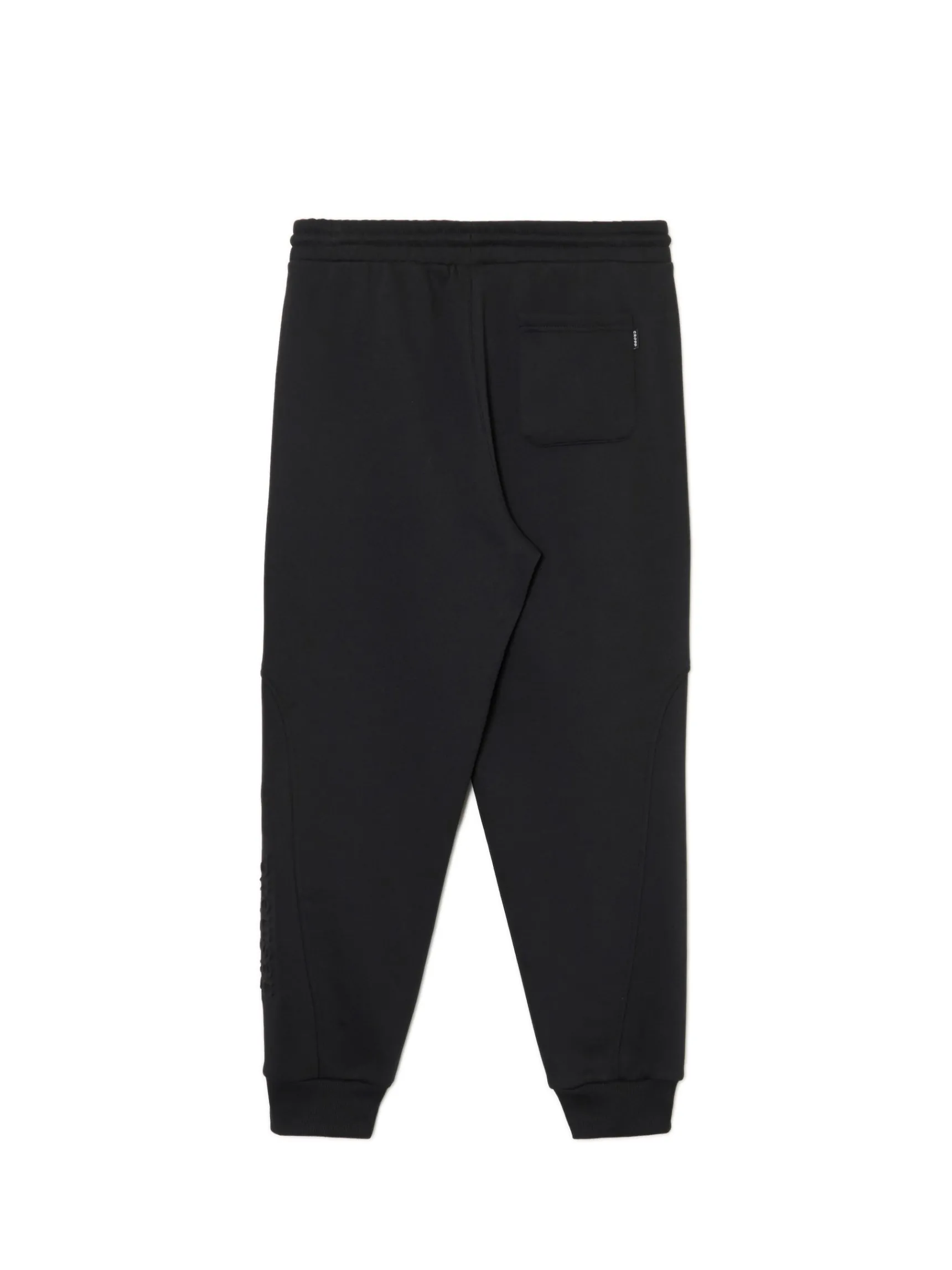 Fashion Cropp Czarne dresowe joggery z nadrukiem na nogawce czarny