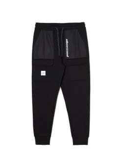 Best Cropp Czarne dresowe joggery z efektem reflective czarny