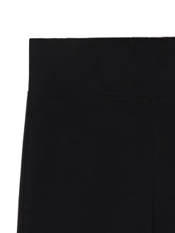 Hot Cropp Czarne dresy typu flare czarny