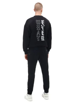 Online Cropp Czarne jeansowe joggery czarny
