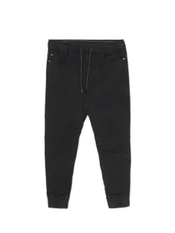 Online Cropp Czarne jeansowe joggery czarny