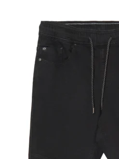 Online Cropp Czarne jeansowe joggery czarny