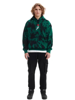Discount Cropp Czarne jeansowe joggery cargo czarny
