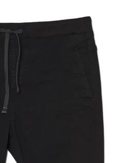 Clearance Cropp Czarne jeansowe joggery chino czarny