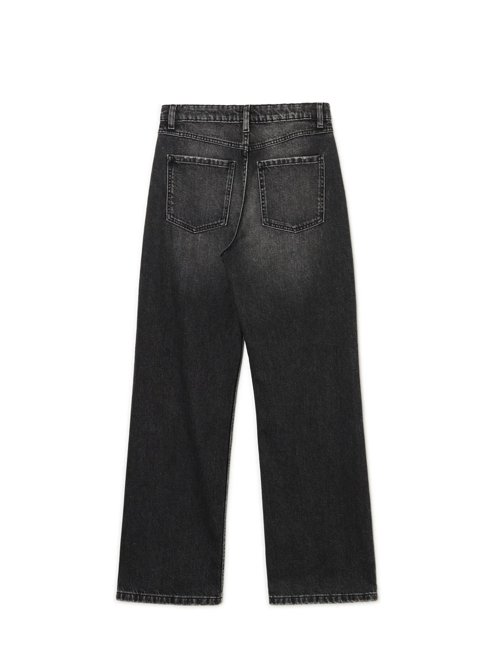 Online Cropp Czarne jeansy baggy czarny