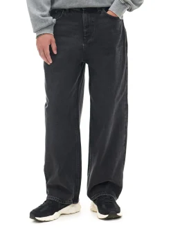 Online Cropp Czarne jeansy baggy czarny