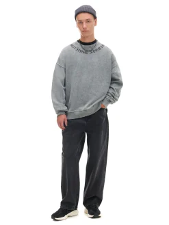 Online Cropp Czarne jeansy baggy czarny