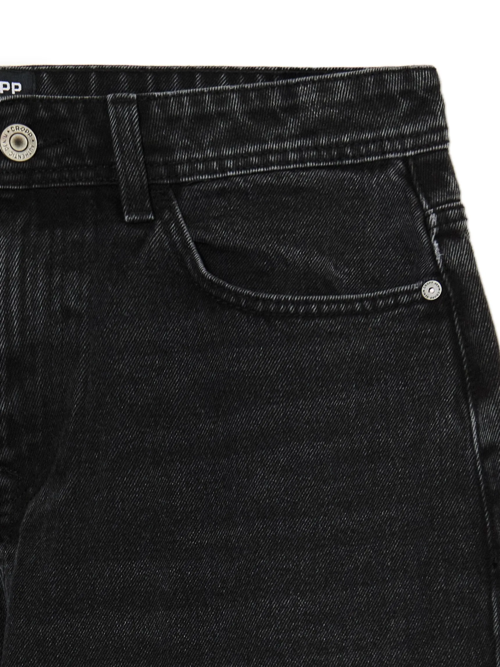 Online Cropp Czarne jeansy baggy czarny