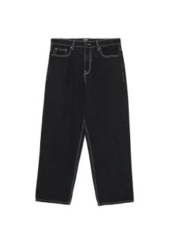 Outlet Cropp Czarne jeansy baggy czarny