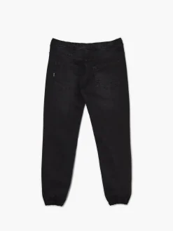 Outlet Cropp Czarne jeansy jogger czarny