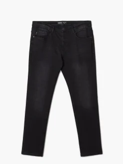 New Cropp Czarne jeansy męskie slim czarny
