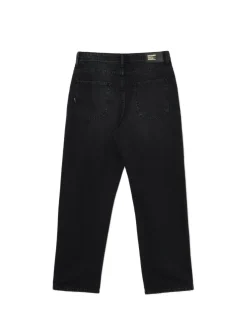 Clearance Cropp Czarne jeansy relaxed czarny