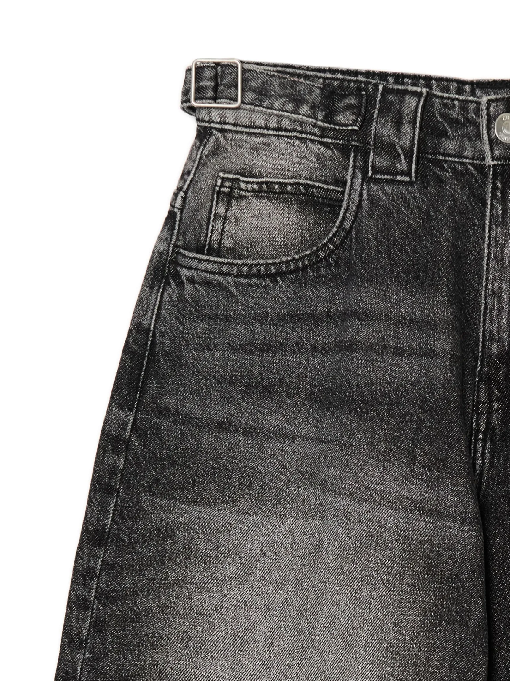 Online Cropp Czarne jeansy skater czarny