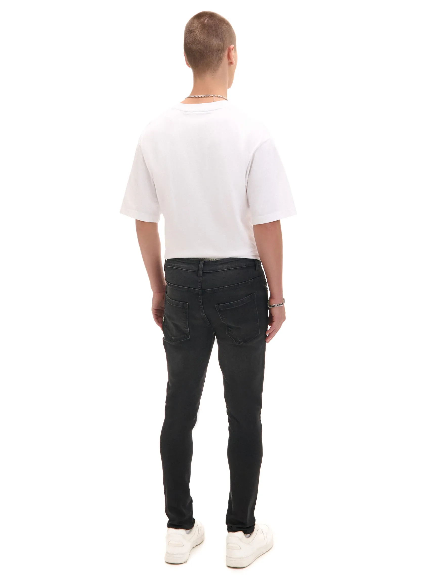 Fashion Cropp Czarne jeansy skinny czarny