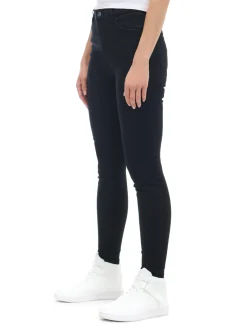 New Cropp Czarne jeansy skinny push up czarny