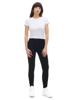 New Cropp Czarne jeansy skinny push up czarny