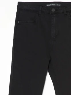 New Cropp Czarne jeansy skinny push up czarny