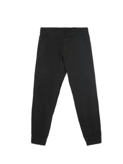 Hot Cropp Czarne joggery z kieszeniami cargo czarny