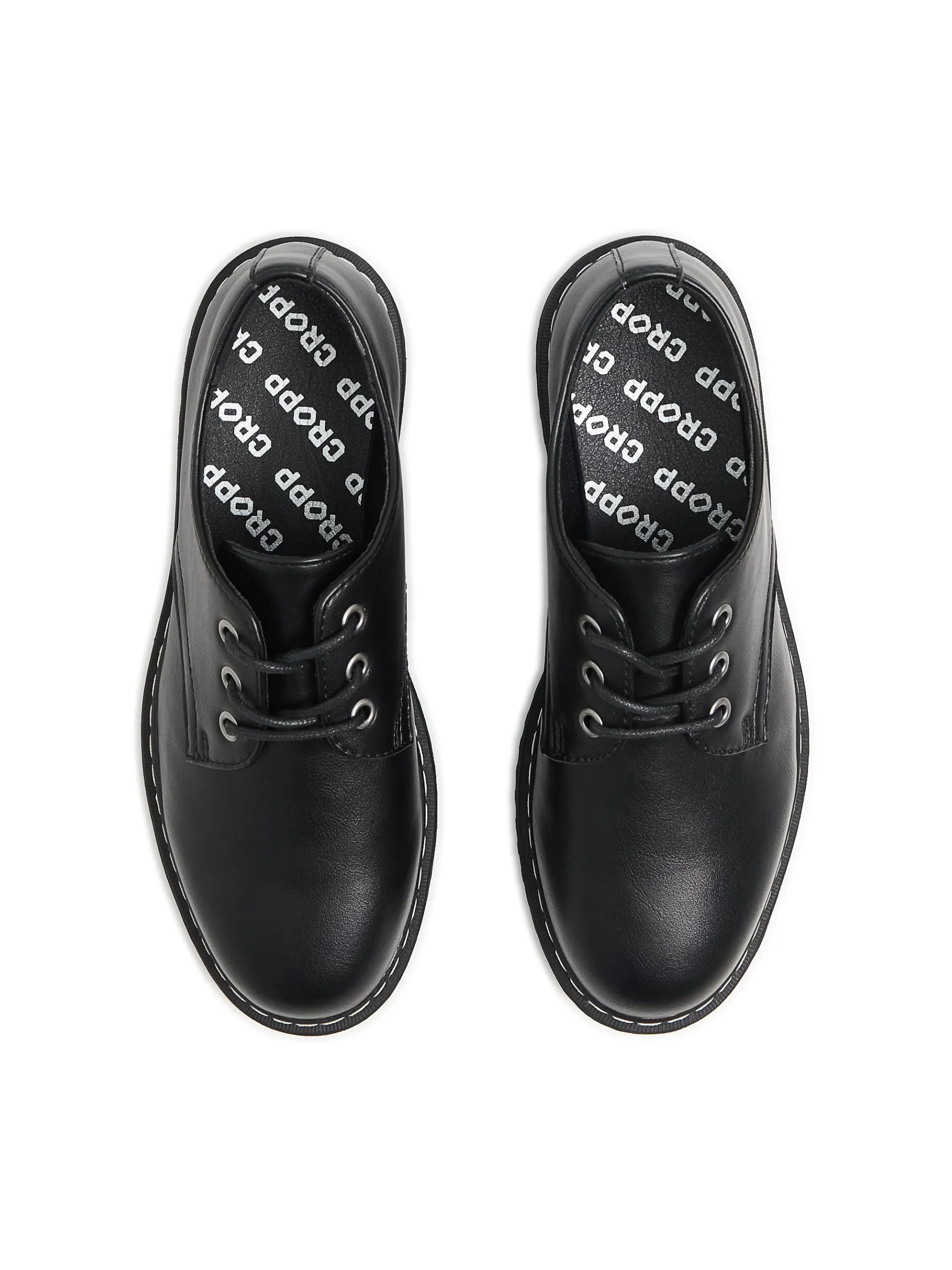 Hot Cropp Czarne klasyczne loafersy czarny