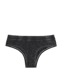 Hot Cropp Czarne majtki hipster czarny
