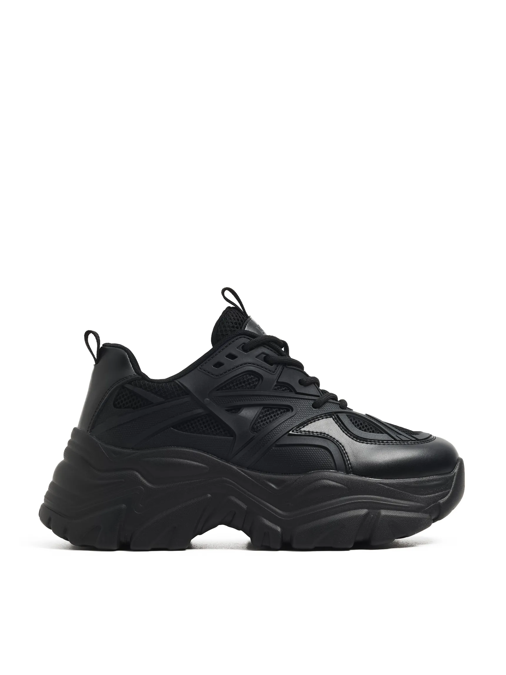 Clearance Cropp Czarne sneakersy chunky czarny