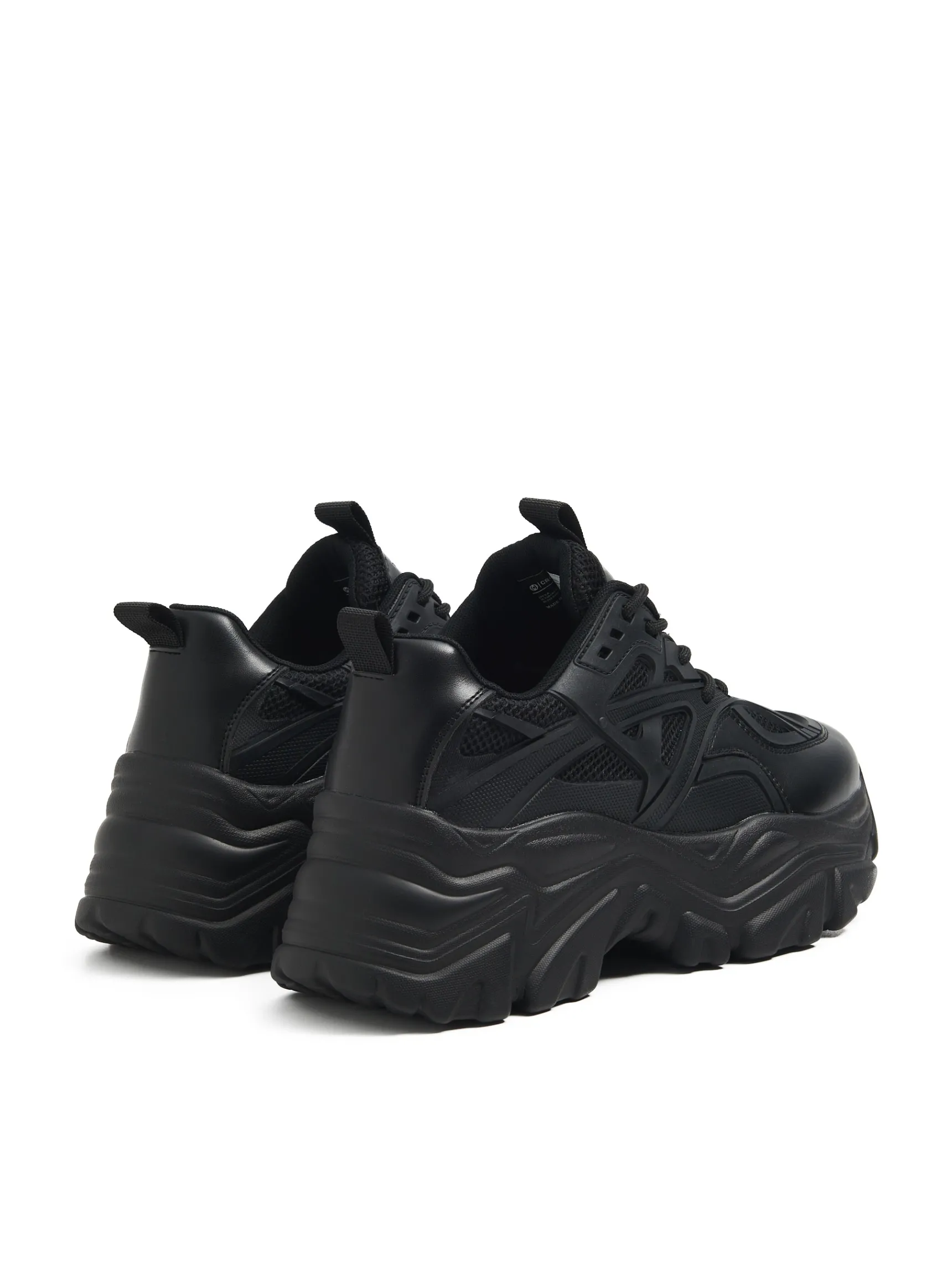 Clearance Cropp Czarne sneakersy chunky czarny
