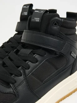 Outlet Cropp Czarne sneakersy za kostkę czarny