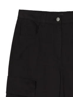 Outlet Cropp Czarne spodnie czarny