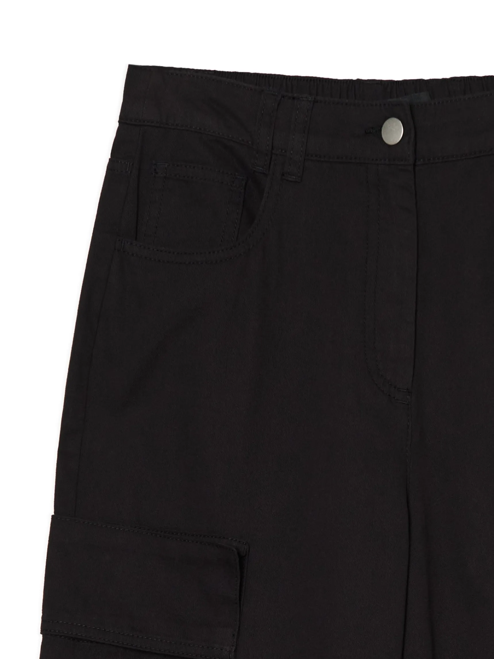 Outlet Cropp Czarne spodnie czarny