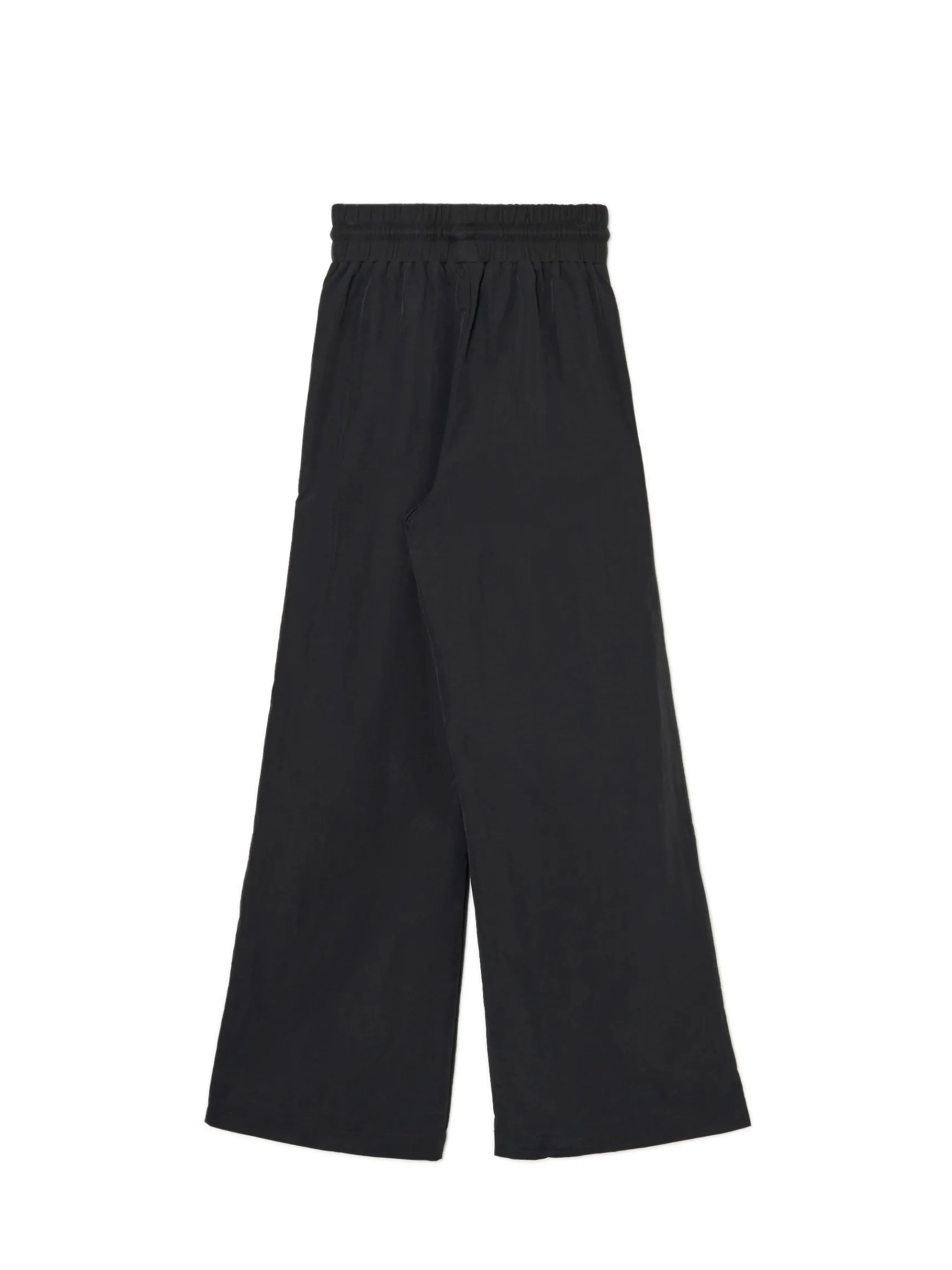 Sale Cropp Czarne spodnie baggy z wysokim stanem czarny