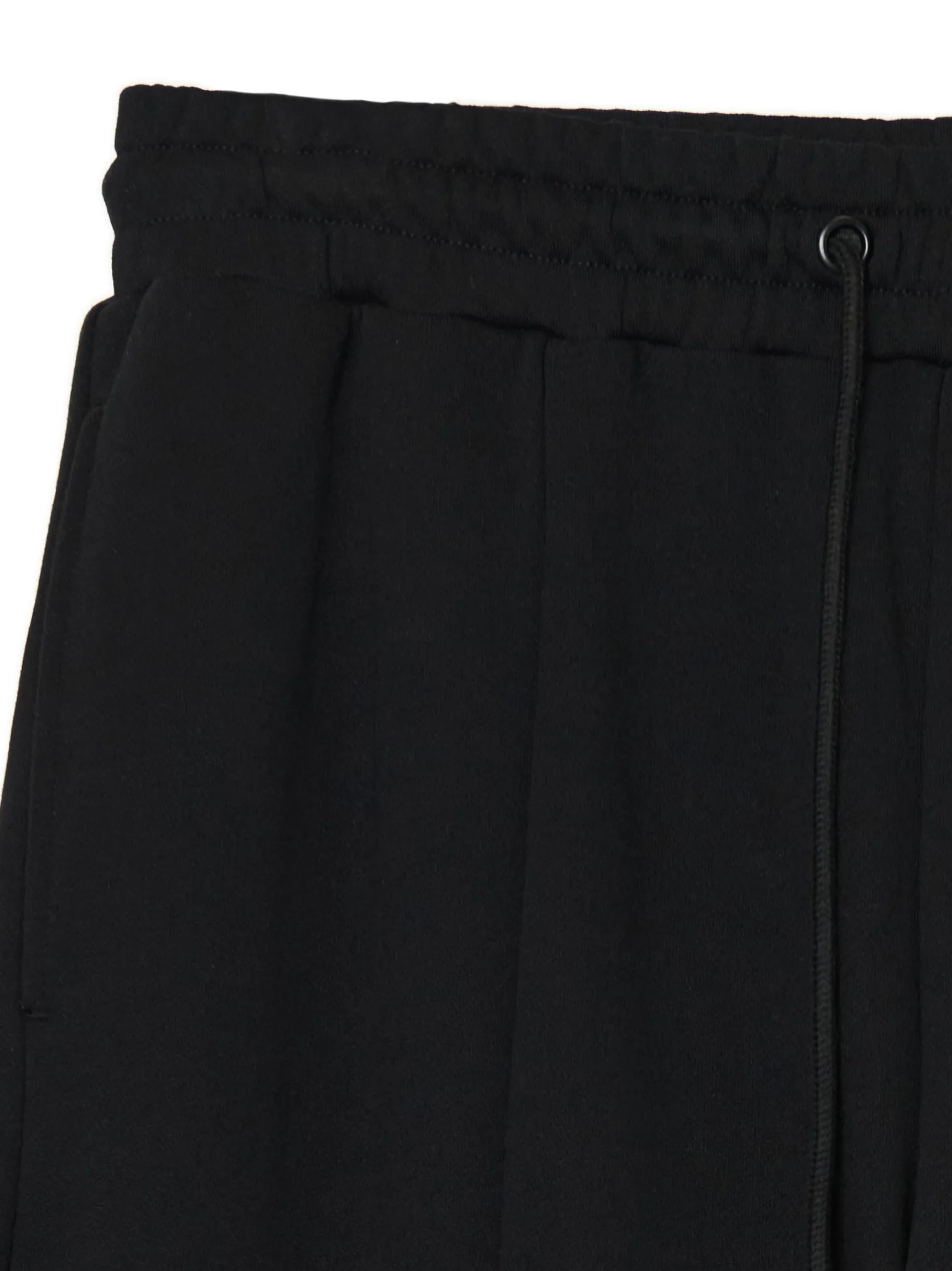 Hot Cropp Czarne spodnie dresowe z zatrzaskami czarny