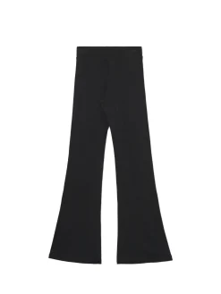 New Cropp Czarne spodnie flare czarny
