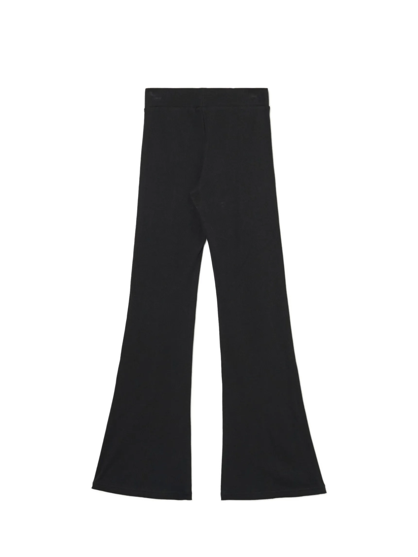 New Cropp Czarne spodnie flare czarny